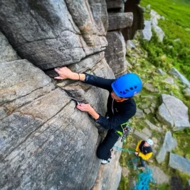 guided rock climbing and mountaineering trip and holidays